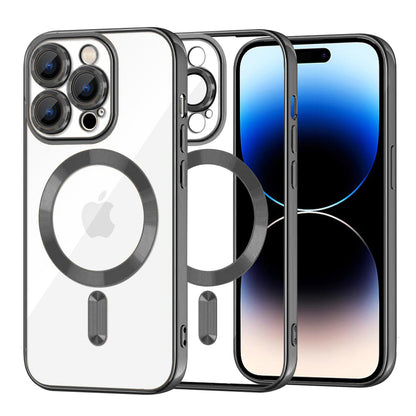 Θήκη MagSafe για Apple iPhone 14 Pro, Techsuit, Luxury Crystal, Μαύρο