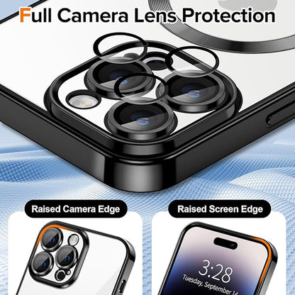 Θήκη MagSafe για Apple iPhone 14 Pro, Techsuit, Luxury Crystal, Μαύρο