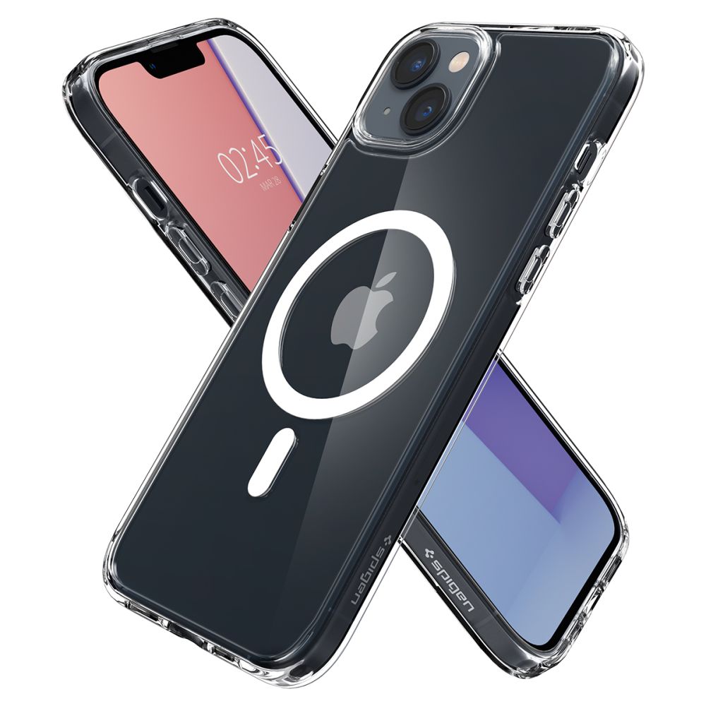 Θήκη MagSafe για Apple iPhone 14, Spigen, Ultra Hybrid, Λευκή ACS05048