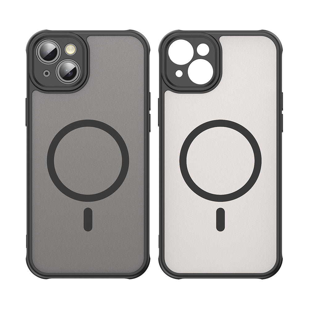 MagSafe Case for Apple iPhone 14, Techsuit, HaloFrost II, Black