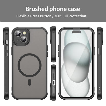 MagSafe Case for Apple iPhone 14, Techsuit, HaloFrost II, Black