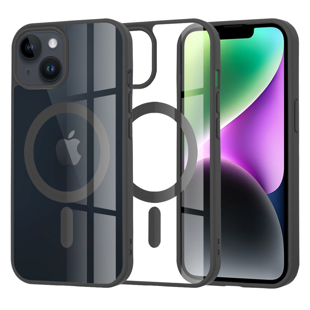 Θήκη MagSafe για Apple iPhone 14, Techsuit, Pro, Μαύρο