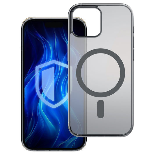 Θήκη MagSafe για Apple iPhone 15, 3MK, Frosty MagCase, Μαύρη Σατινέ