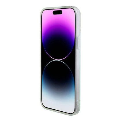 Θήκη MagSafe για Apple iPhone 15, Guess, IML Iridescent, Τυρκουάζ