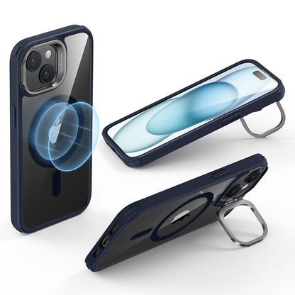 Θήκη MagSafe για Apple iPhone 15 Plus, ESR, Classic Hybrid Kickstand, Διάφανο Ναυτικό Blue