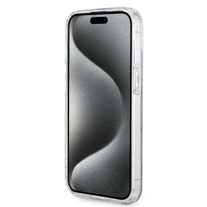 MagSafe Case for Apple iPhone 15 Plus, Guess, IML Gcube, Black