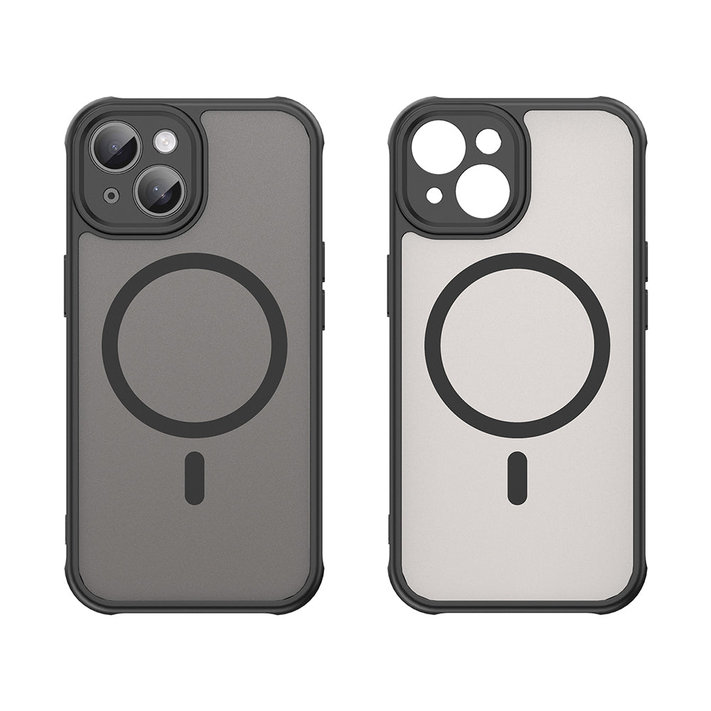 Θήκη MagSafe για Apple iPhone 15 Plus, Techsuit, HaloFrost II, Μαύρη