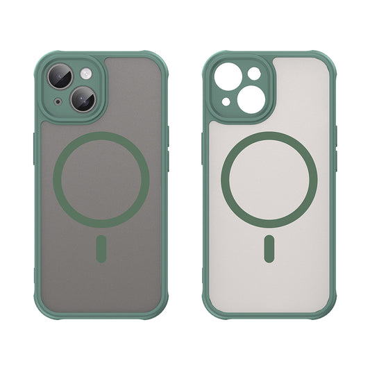 Θήκη MagSafe για Apple iPhone 15 Plus, Techsuit, HaloFrost II, Πράσινο