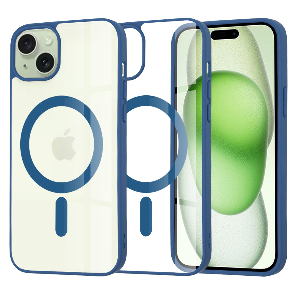Θήκη MagSafe για Apple iPhone 15 Plus, Techsuit, Pro, Μπλε