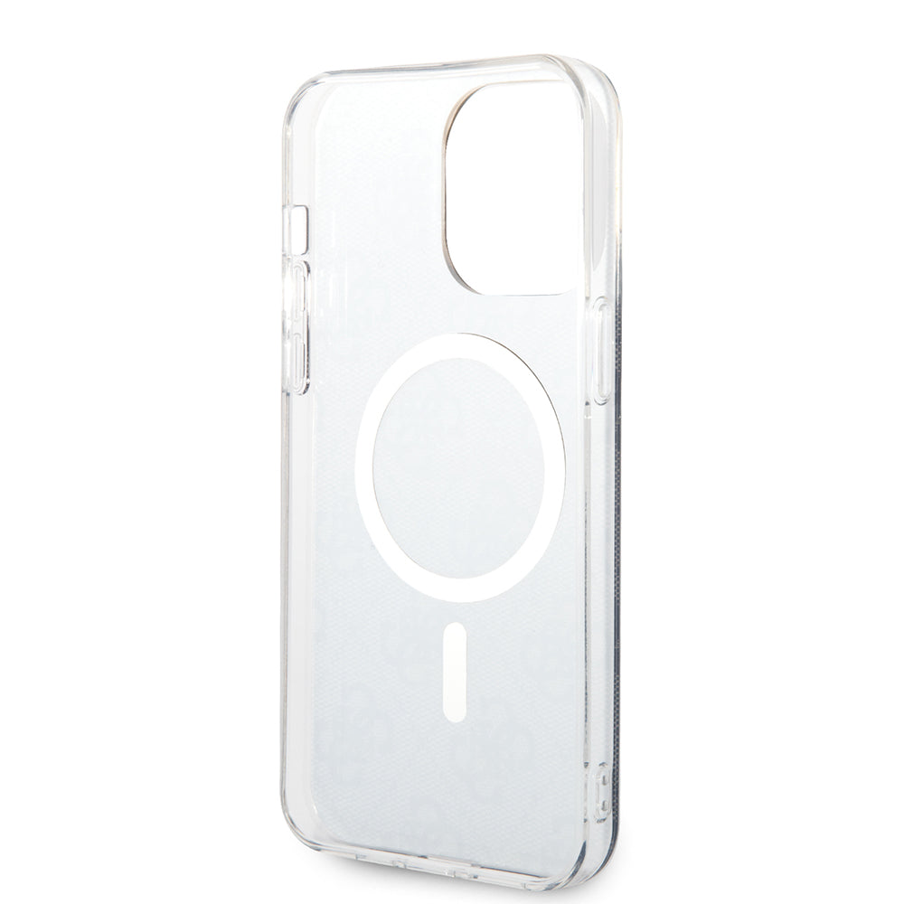 Θήκη MagSafe για Apple iPhone 15 Pro, Guess, 4G IML, Μαύρη GUHMP15LH4STK