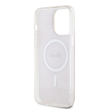 Θήκη MagSafe για Apple iPhone 15 Pro, Guess, IML 4G, Ροζ