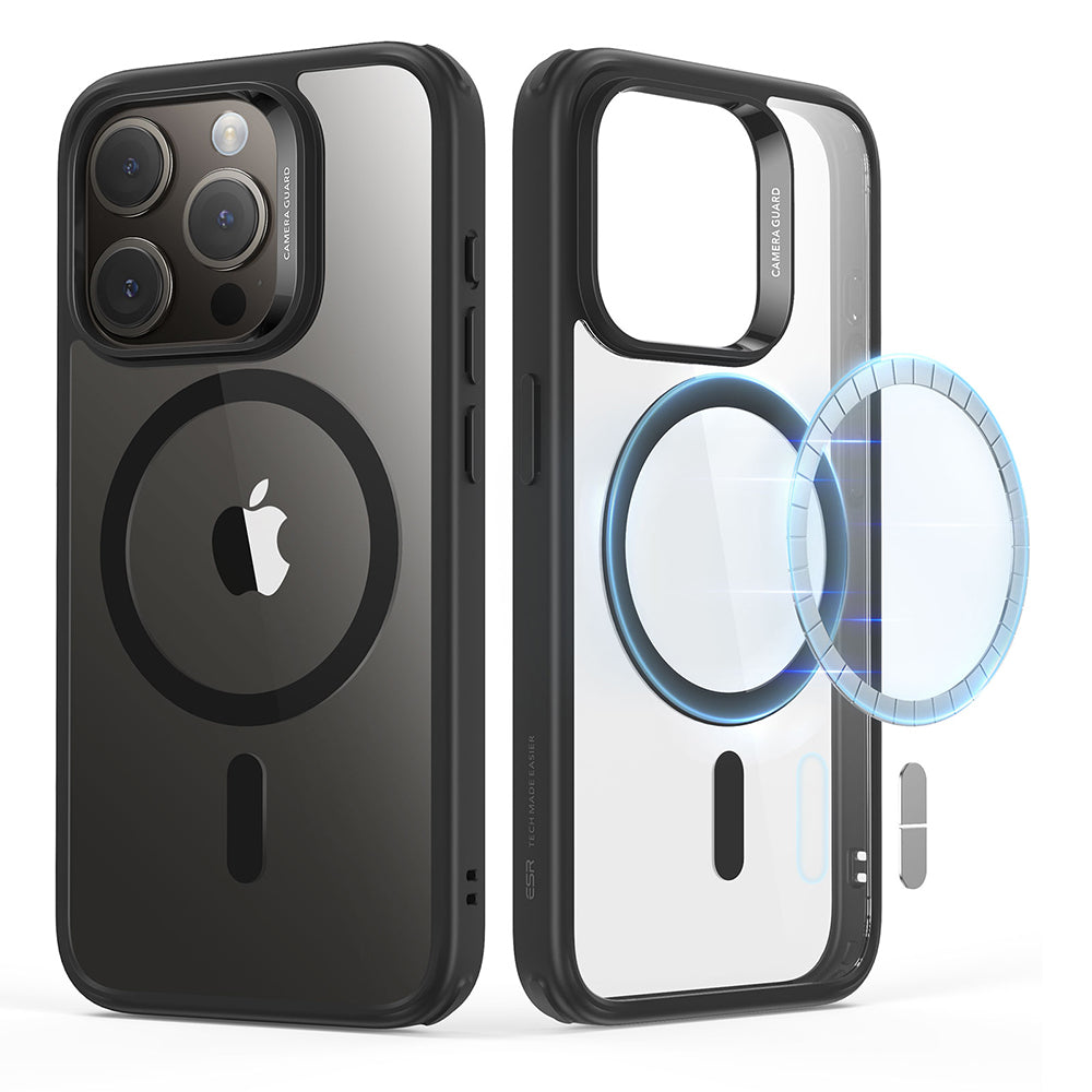 Θήκη MagSafe για Apple iPhone 15 Pro Max, ESR, Classic Hybrid, Διαφανές Μπλε Σκούρο