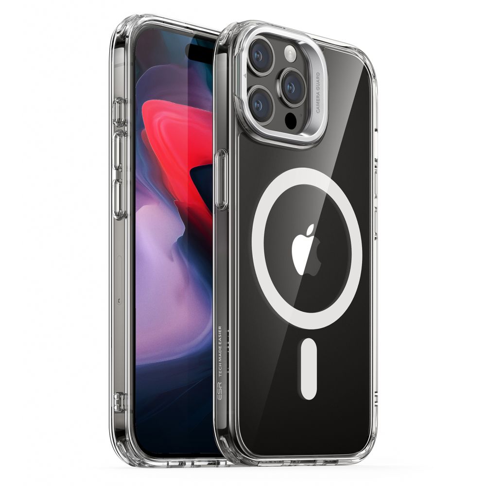 Θήκη MagSafe για Apple iPhone 15 Pro Max, ESR, Classic Hybrid Kickstand, Διαφανής