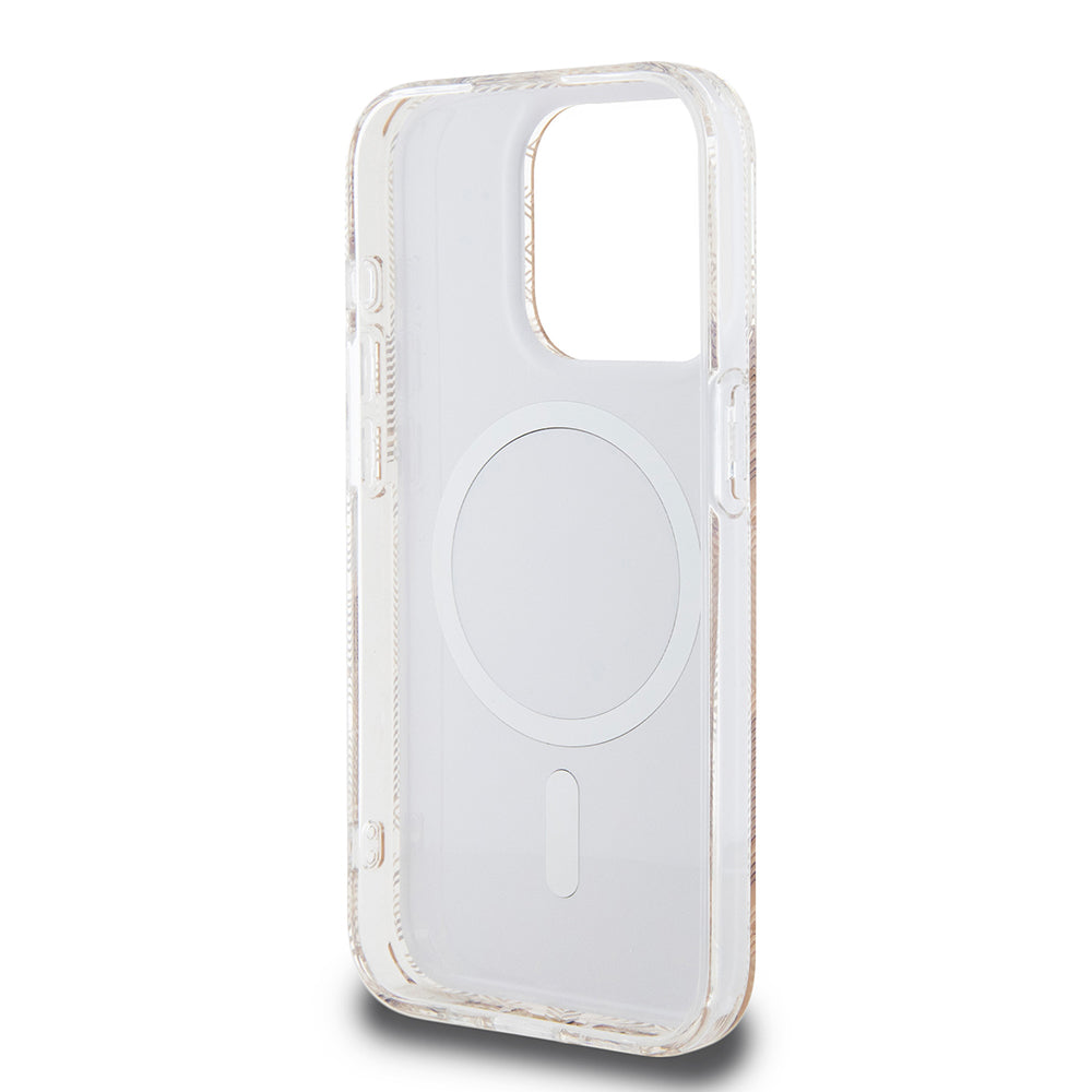 Θήκη MagSafe για Apple iPhone 15 Pro Max, Guess, IML Gcube, Καφέ