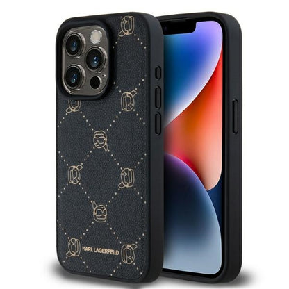 Θήκη MagSafe για Apple iPhone 15 Pro Max, Karl Lagerfeld, Karl's Head, Μαύρη