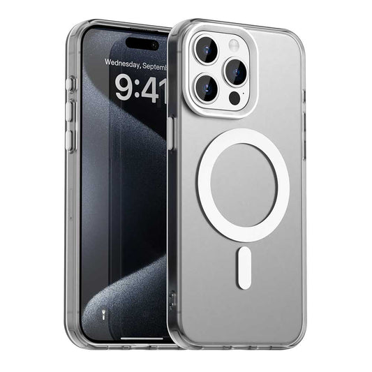 MagSafe Case for Apple iPhone 15 Pro Max, Techsuit, CandyCase, White