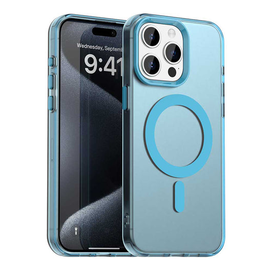Θήκη MagSafe για Apple iPhone 15 Pro Max, Techsuit, CandyCase, Μπλε