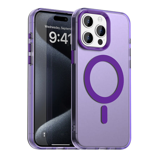 Θήκη MagSafe για Apple iPhone 15 Pro Max, Techsuit, CandyCase, Μωβ