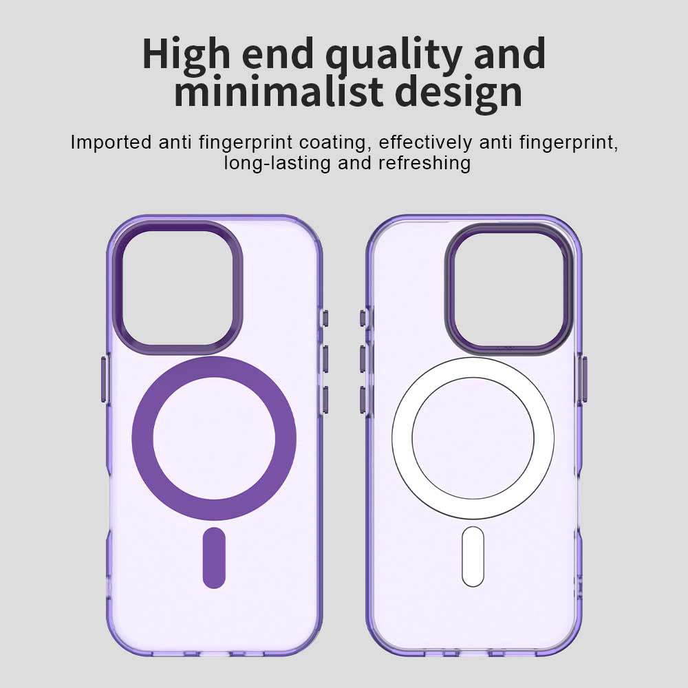 MagSafe Case for Apple iPhone 15 Pro Max, Techsuit, CandyCase, Purple