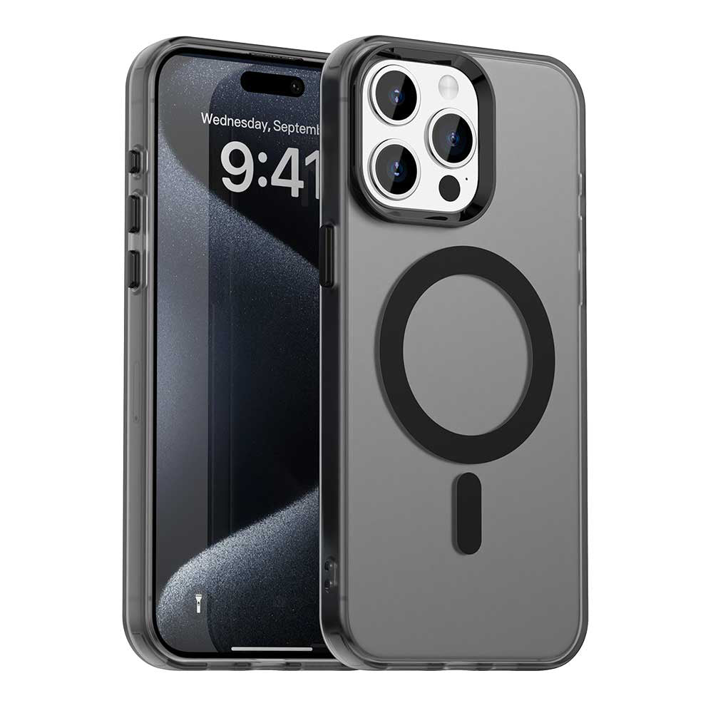 Θήκη MagSafe για Apple iPhone 15 Pro Max, Techsuit, CandyCase, Μαύρο