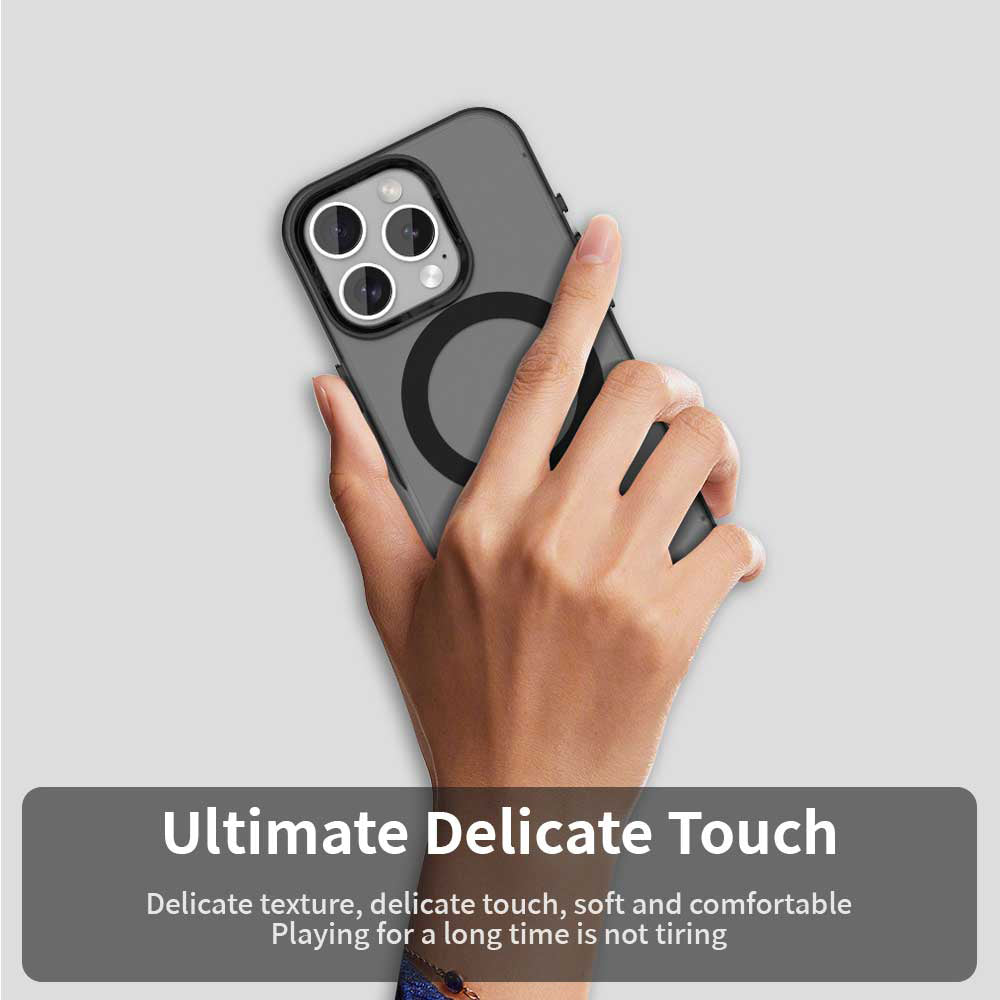 Θήκη MagSafe για Apple iPhone 15 Pro Max, Techsuit, CandyCase, Μαύρο