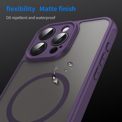 Θήκη MagSafe για Apple iPhone 15 Pro Max, Techsuit, HaloFrost II, Μωβ