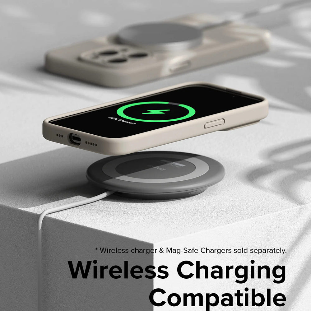 Θήκη MagSafe για Apple iPhone 15 Pro, Ringke, Σιλικόνη, Πράσινο Lime