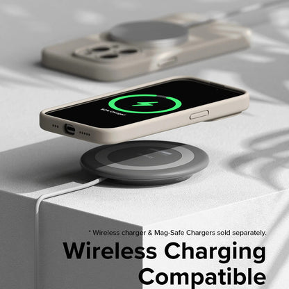 Θήκη MagSafe για Apple iPhone 15 Pro, Ringke, Σιλικόνη, Πράσινο Lime