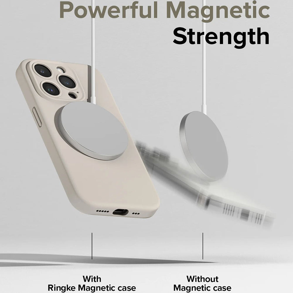 Θήκη MagSafe για Apple iPhone 15 Pro, Ringke, Σιλικόνη, Πράσινο Lime