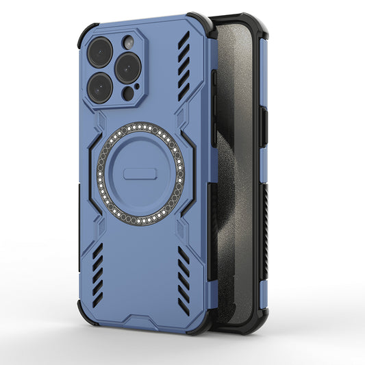 Θήκη MagSafe για Apple iPhone 15 Pro, Techsuit, ArmorMag, Μπλε
