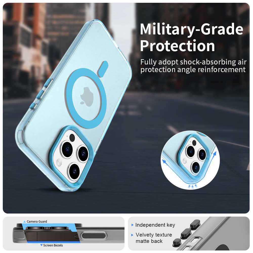 Θήκη MagSafe για Apple iPhone 15 Pro, Techsuit, CandyCase, Μπλε
