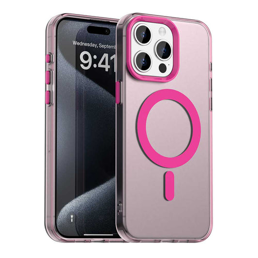 Θήκη MagSafe για Apple iPhone 15 Pro, Techsuit, CandyCase, Ροζ