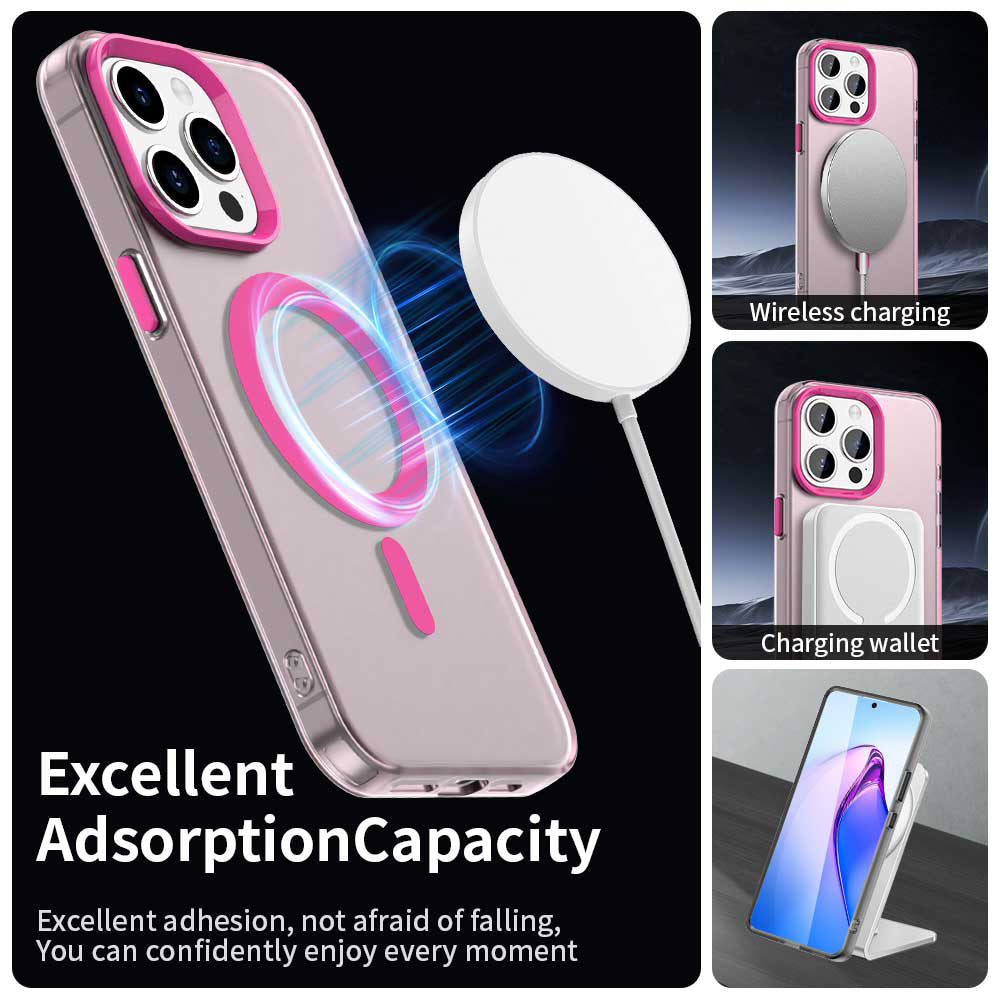 Θήκη MagSafe για Apple iPhone 15 Pro, Techsuit, CandyCase, Ροζ