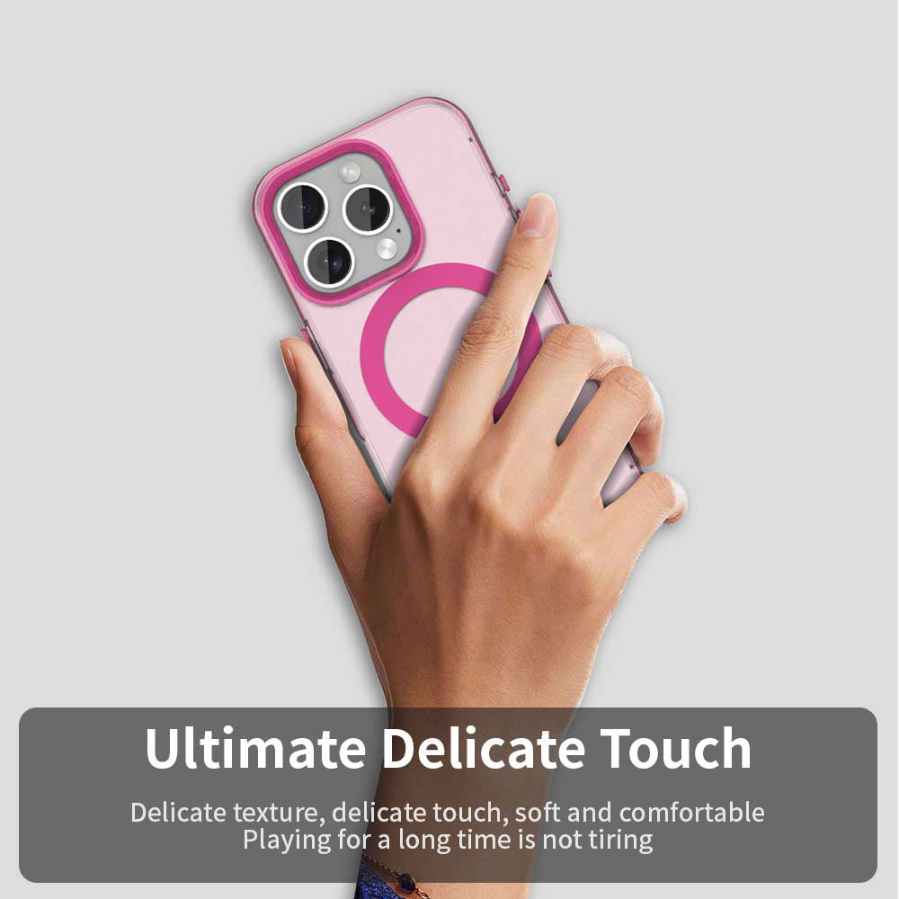 Θήκη MagSafe για Apple iPhone 15 Pro, Techsuit, CandyCase, Ροζ