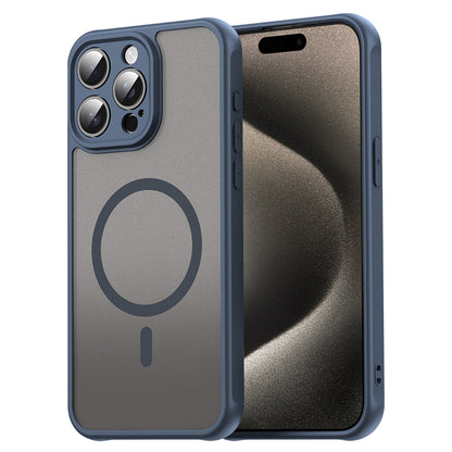 Θήκη MagSafe για Apple iPhone 15 Pro, Techsuit, HaloFrost II, Μπλε Σκούρο