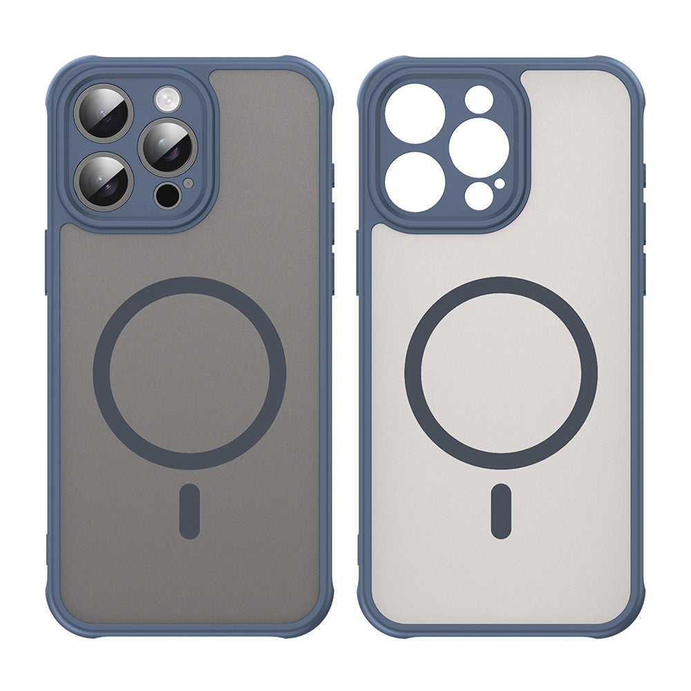 Θήκη MagSafe για Apple iPhone 15 Pro, Techsuit, HaloFrost II, Μπλε Σκούρο