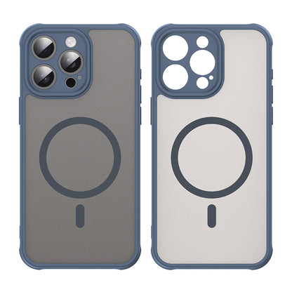 Θήκη MagSafe για Apple iPhone 15 Pro, Techsuit, HaloFrost II, Μπλε Σκούρο