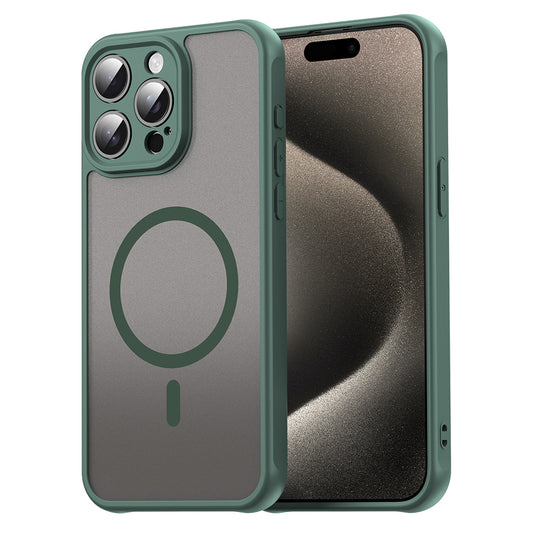 Θήκη MagSafe για Apple iPhone 15 Pro, Techsuit, HaloFrost II, Πράσινο