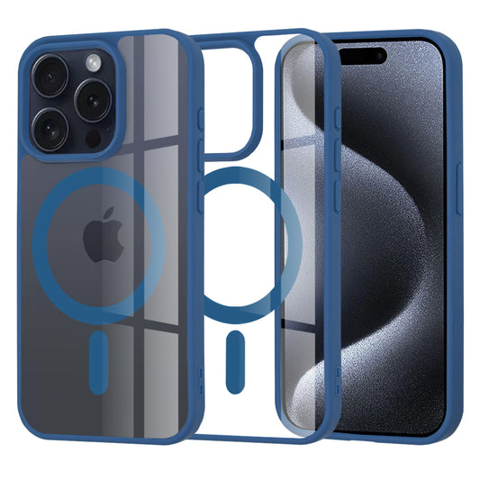 Θήκη MagSafe για Apple iPhone 15 Pro, Techsuit, Pro, Μπλε