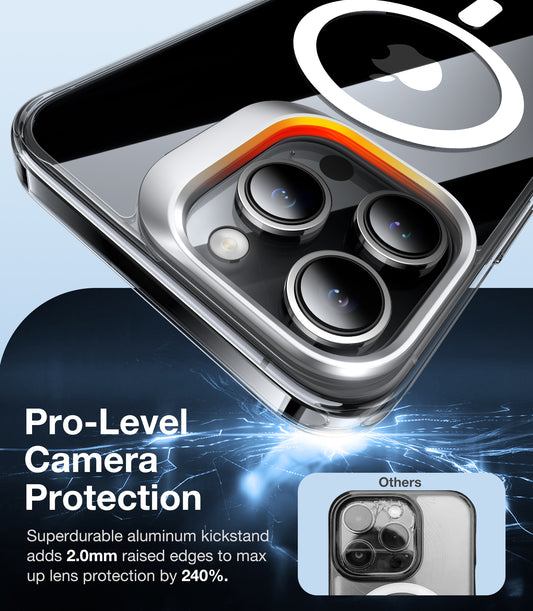 Θήκη MagSafe για Apple iPhone 15 Pro, Torras, Lstand, Διαφανής