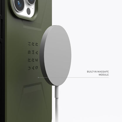 Θήκη MagSafe για Apple iPhone 15 Pro, Urban Armor Gear, Civilian, Πράσινο