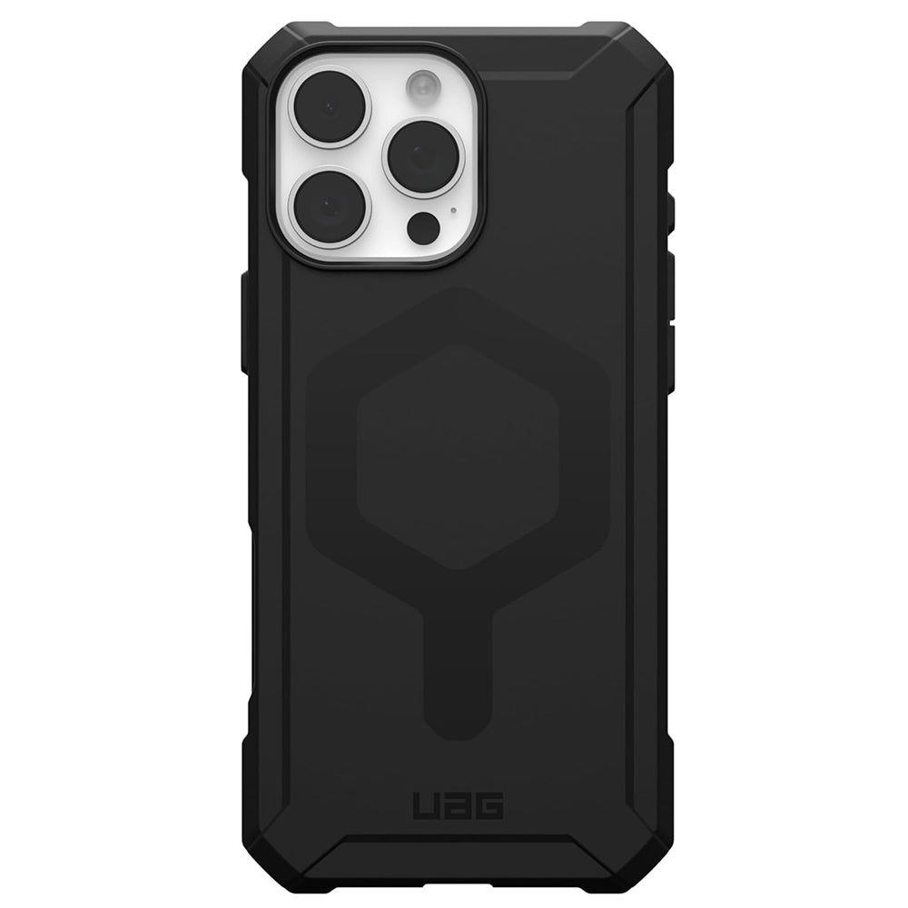 MagSafe Case for Apple iPhone 15 Pro, Urban Armor Gear, Essential Armor, Black