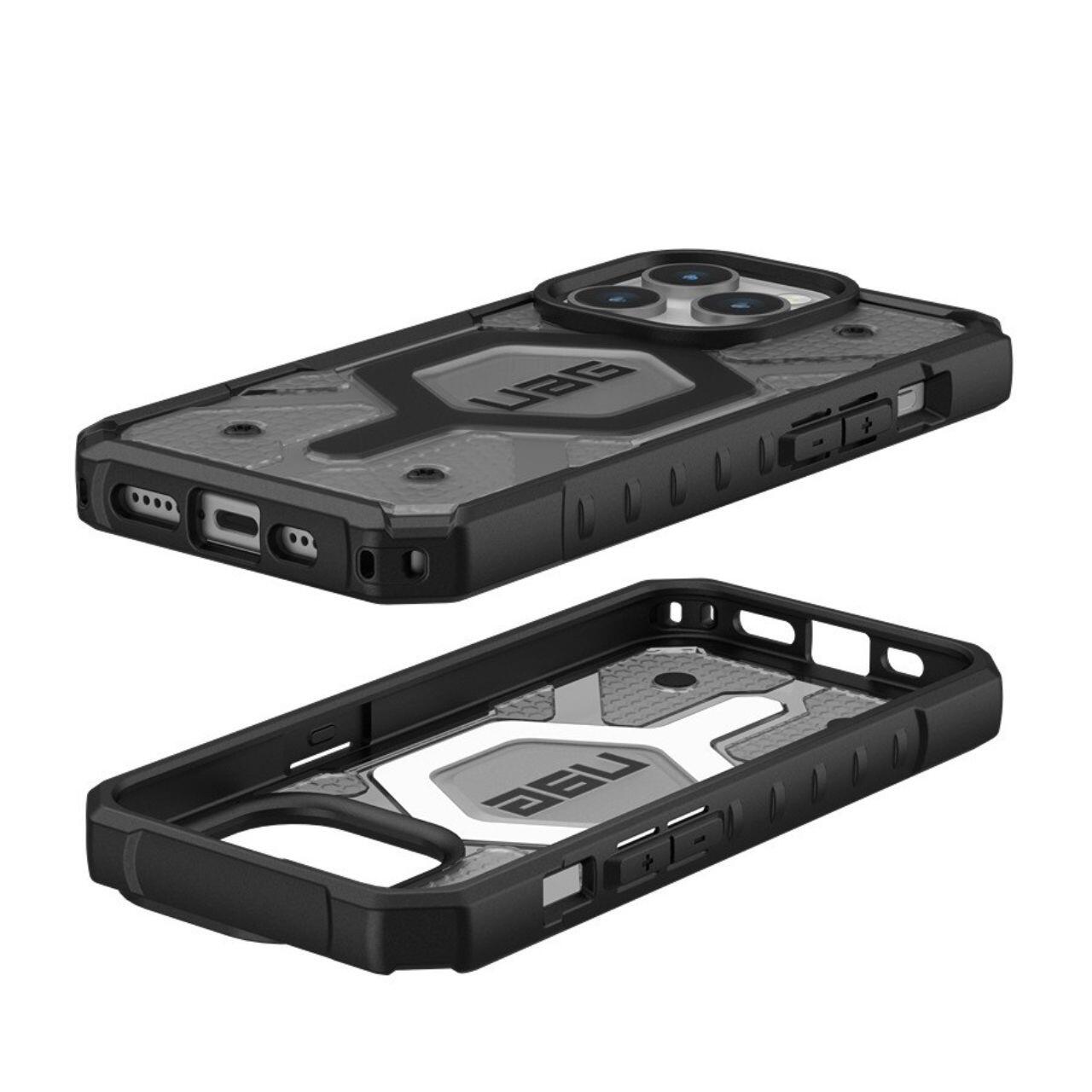 MagSafe Case for Apple iPhone 15 Pro, Urban Armor Gear, Pathfinder, Gray