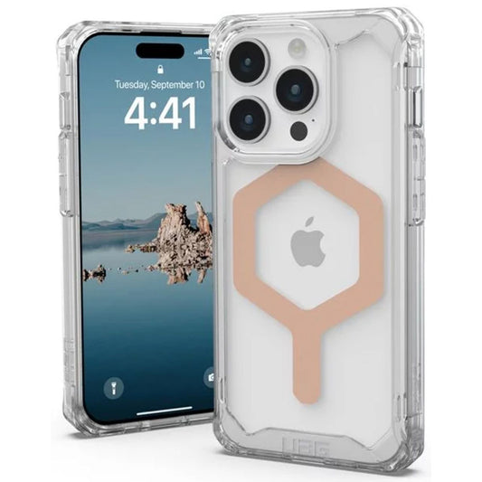 Θήκη MagSafe για Apple iPhone 15 Pro, Urban Armor Gear, Plyo, Ροζ Χρυσό