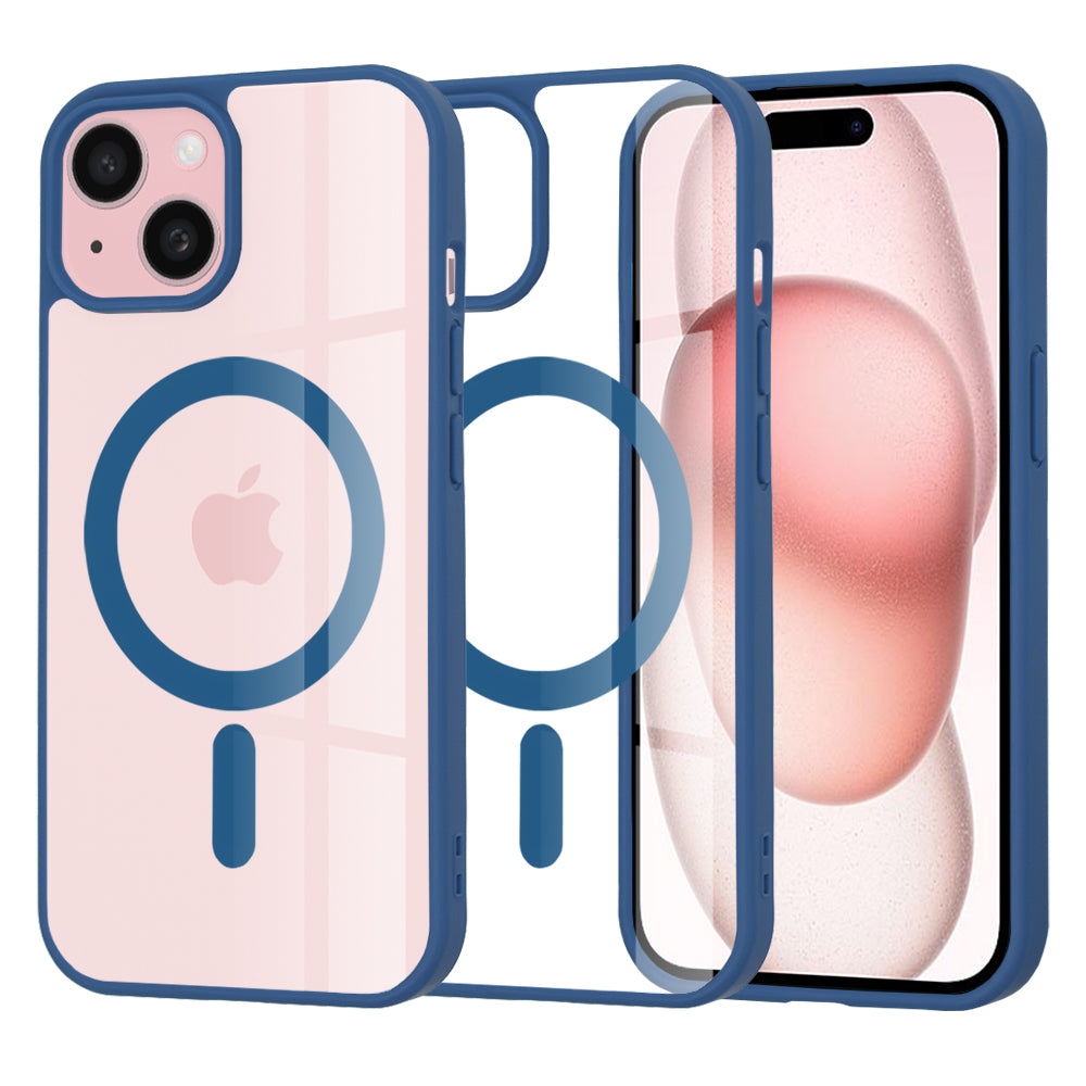 Θήκη MagSafe για Apple iPhone 15, Techsuit, Pro, Μπλε