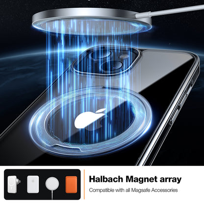 Θήκη MagSafe για Apple iPhone 15, Torras, Ostand Pro, Διάφανη
