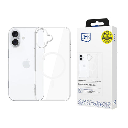Θήκη MagSafe για Apple iPhone 16, 3MK, Clear MagCase, Διαφανής