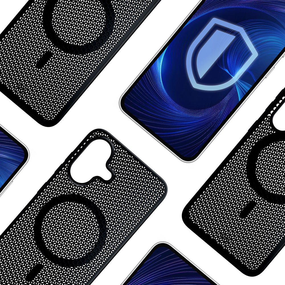 Θήκη MagSafe για Apple iPhone 16, 3MK, COOLing, Μαύρη