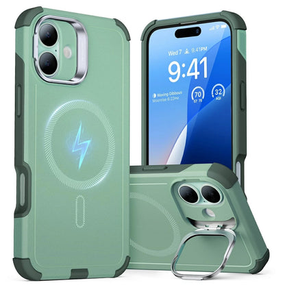 Θήκη MagSafe για Apple iPhone 16, ESR, Cyber Armor Kickstand, Πράσινη