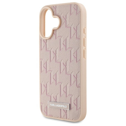 MagSafe Case for Apple iPhone 16, Karl Lagerfeld, Hot Stamp, Pink